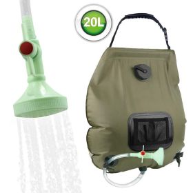 Outdoor Solar Thermal Shower Bag Portable Shower Bag 20L Camping Shower Water Bag