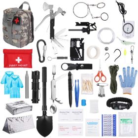 125Pcs Tactical First Aid Kit-Emergency Survival Gear