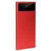 Ultra Thin External 20000mAh Power Bank Battery Pack Phone Charger Dual USB Ports Charge Level Display - Red