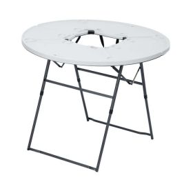 Camping Table, White and Black