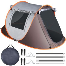 Pop Up Tent Automatic Setup Camping Tent 3-4 Person