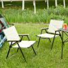 Folding Chair for Indoor, Outdoor Camping, Picnics, Beach, Backyard, BBQ, Party, Patio, Beige