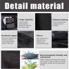 Car Roof Bag 15 Cubic Feet Black Rooftop Cargo Carrier Bag With Heavy Duty Straps 100% Waterproof Perfect for Camping,Luggage,Outdoor Gear /NO Side Ra