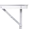 Foldable Camping Table Height Adjustable Aluminum