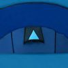 Tent, Waterproof, 4 Persons Navy Blue/Light Blue