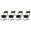 4-piece Folding  Chair with Storage Bag outdoor Camping, Picnics and Fishing