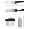 Stainless Steel Barbecue Tool Set With Ergonomic Handles