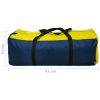 Camping Tent 4 Persons Navy Blue/Yellow