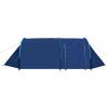 Tent, Waterproof, 4 Persons Navy Blue/Light Blue