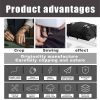 Car Roof Bag 15 Cubic Feet Black Rooftop Cargo Carrier Bag With Heavy Duty Straps 100% Waterproof Perfect for Camping,Luggage,Outdoor Gear /NO Side Ra