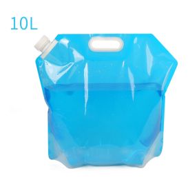 PVC Camping-Hiking Foldable Portable Water Bags Container (Small: 10L)