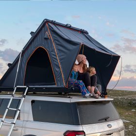 Black Hard Shell Grey SUV Rooftop Tent (orange,green: BlackGrey)