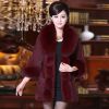 New Fashion Long Fur Coat Elegant Thick Warm Outerwear