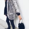 Autumn and Winter Coat Snakeskin Sexy Lapel Cardigan Comfortable Slim Jacket