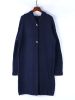 Plus Size Button Front Solid Hoodie Cardigan Coat; Women's Plus Elegant Medium Stretch Longline Coat