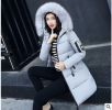 Winter New Hooded Solid Color Women's Jacket