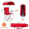 Foldable Beach Canopy Chair Sun Protection.