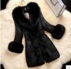 New Fashion Long Fur Coat Elegant Thick Warm Outerwear