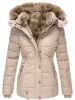 Plus Size Thick Fleece Lined Parka Coats; Women's Plus Plush Hooded Windproof Warm Down Outerwear Jackets With Pockets