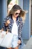 European and American fashion leopard personality casual cardigan jacket